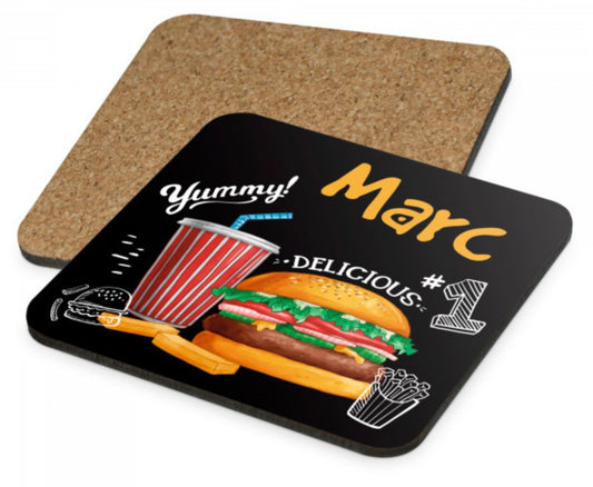 Coaster - Square 90mm - Raw Back