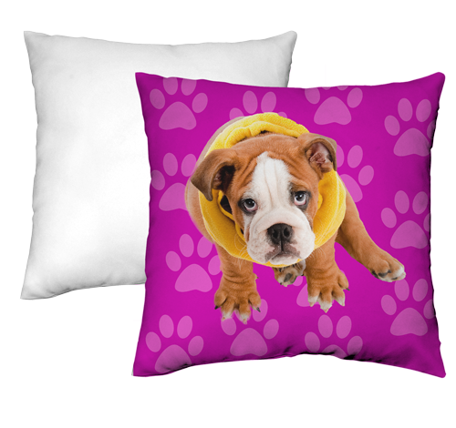 Cushion cover (white) padding included 40 X 40cm