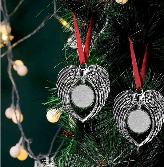 Christmas tree angel wings